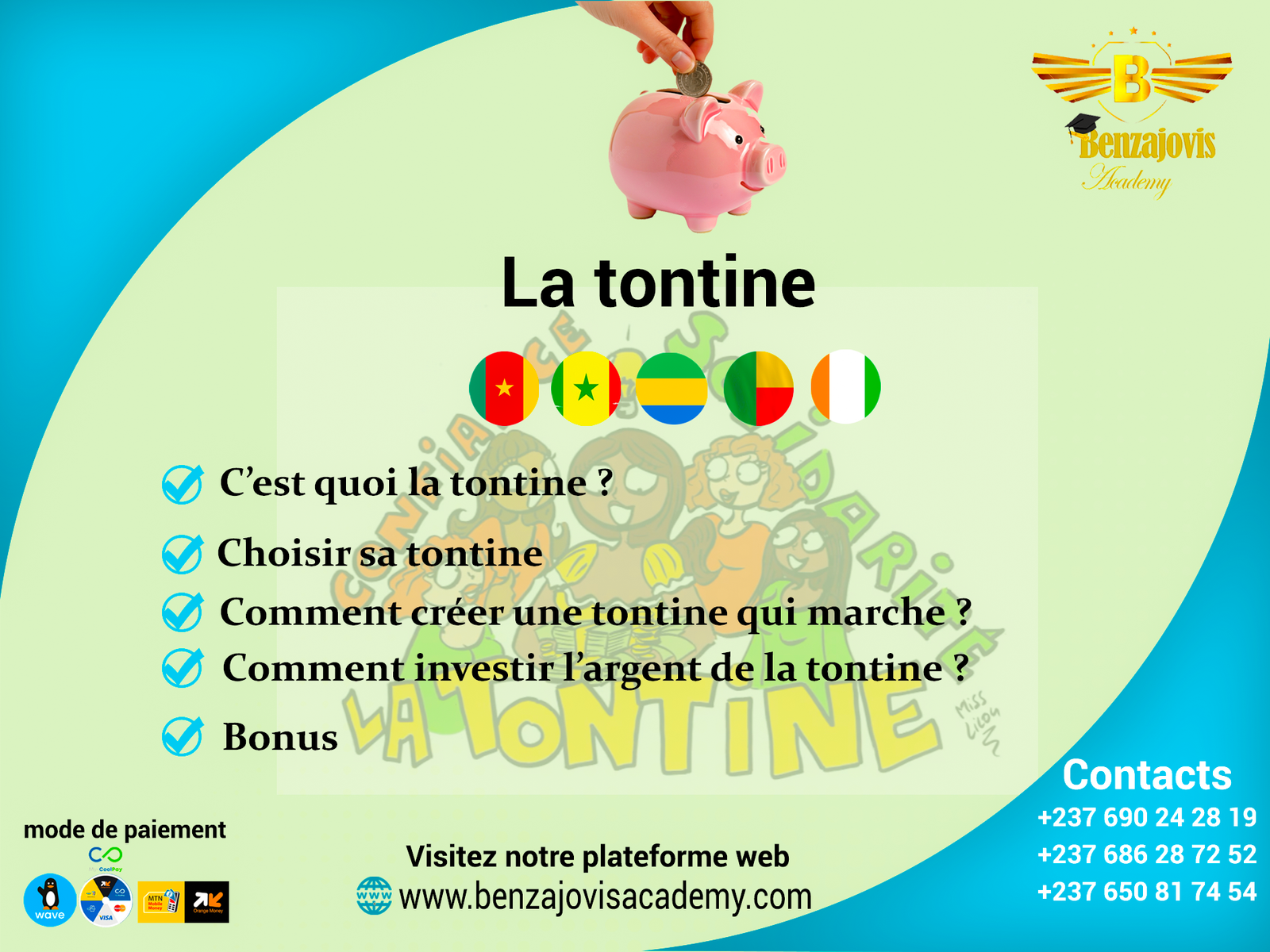 Comment réussir la tontine ?